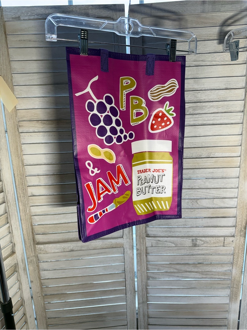 NWT Trader Joe’s Tote Bags 2pc Viral Canvas & Mac and Cheese/PB&J Comfort Food - Picture 4 of 4